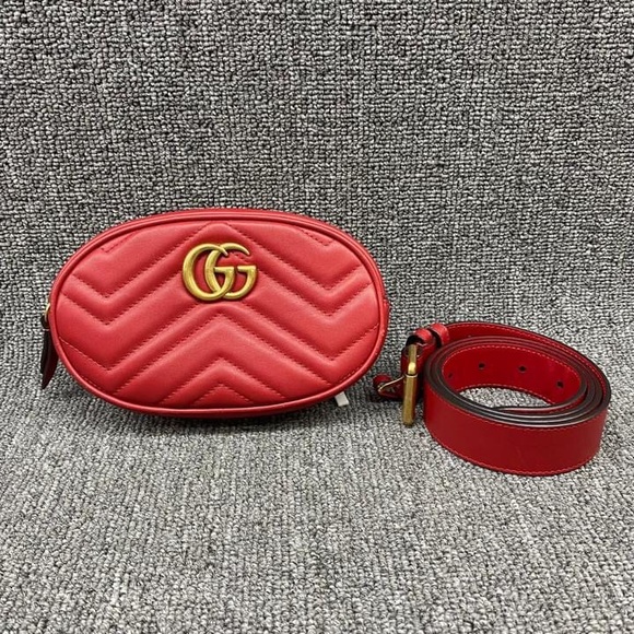 Gucci Handbags - 100% Authentic Gucci GG Marmont Belt Leather Bag